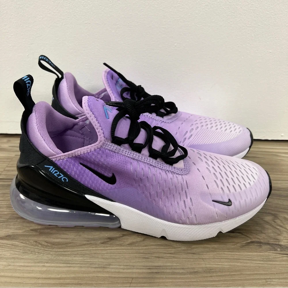 Nike Air Max 270 Running Casual Sneakers Purple Lilac Women Size 8.5 DZ5206-500 - Picture 4 of 5